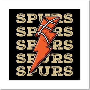 Funny Sports Spurs Proud Name Basketball Classic Posters and Art